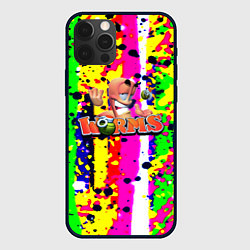 Чехол iPhone 12 Pro Worms true colors