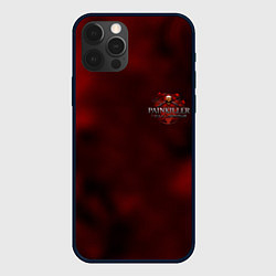Чехол для iPhone 12 Pro Painkiller flame game kill retro, цвет: 3D-черный
