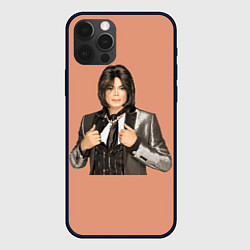 Чехол для iPhone 12 Pro Michael Jackson MJ, цвет: 3D-черный