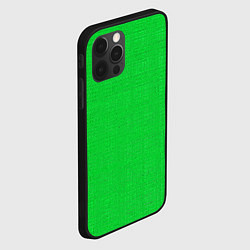 Чехол для iPhone 12 Pro Салатовая текстура, цвет: 3D-черный — фото 2