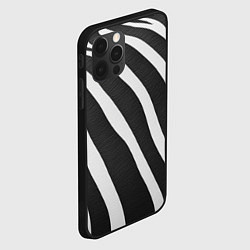 Чехол для iPhone 12 Pro Зебровые линии, цвет: 3D-черный — фото 2