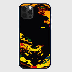 Чехол для iPhone 12 Pro Черная абстрактная дыра, цвет: 3D-черный