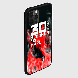 Чехол для iPhone 12 Pro Seconds to mars fire, цвет: 3D-черный — фото 2