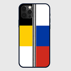 Чехол для iPhone 12 Pro Россия - патриот, цвет: 3D-черный