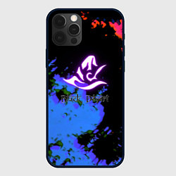 Чехол для iPhone 12 Pro Black desert краски, цвет: 3D-черный