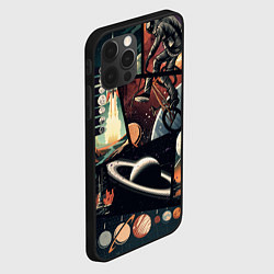 Чехол для iPhone 12 Pro GTA space art, цвет: 3D-черный — фото 2