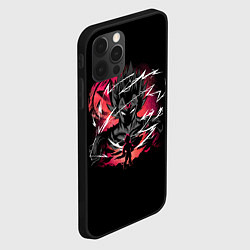 Чехол для iPhone 12 Pro Dragon Ball - Vegeta, цвет: 3D-черный — фото 2