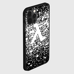 Чехол для iPhone 12 Pro Half life splash white, цвет: 3D-черный — фото 2
