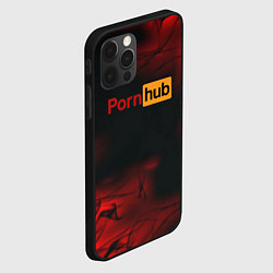 Чехол для iPhone 12 Pro Porn hub fire, цвет: 3D-черный — фото 2