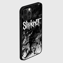 Чехол для iPhone 12 Pro Slipknot black graphite, цвет: 3D-черный — фото 2