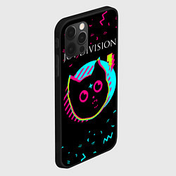 Чехол для iPhone 12 Pro Joy Division - rock star cat, цвет: 3D-черный — фото 2