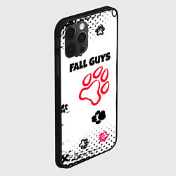 Чехол для iPhone 12 Pro Fall Guys kids game pattern, цвет: 3D-черный — фото 2