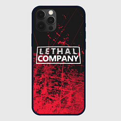 Чехол для iPhone 12 Pro Lethal Company: Red Trail, цвет: 3D-черный