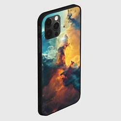 Чехол для iPhone 12 Pro Космос туманность, цвет: 3D-черный — фото 2