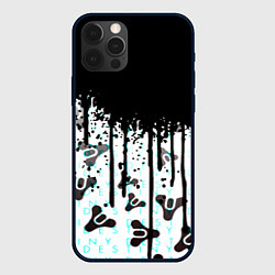 Чехол для iPhone 12 Pro Destiny pattern game abstraction, цвет: 3D-черный