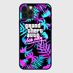 Чехол для iPhone 12 Pro GTA vice city steel, цвет: 3D-черный