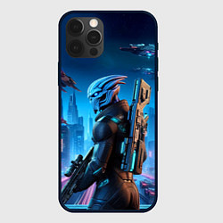 Чехол для iPhone 12 Pro Mass Effect - ai art, цвет: 3D-черный