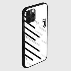 Чехол для iPhone 12 Pro Juventus sport geometry, цвет: 3D-черный — фото 2