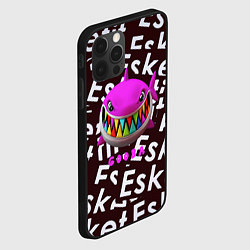 Чехол для iPhone 12 Pro Esskeetit logo pattern, цвет: 3D-черный — фото 2