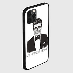 Чехол для iPhone 12 Pro My name is Bone, цвет: 3D-черный — фото 2