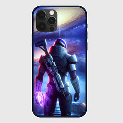 Чехол для iPhone 12 Pro Mass Effect - andromeda ai art, цвет: 3D-черный