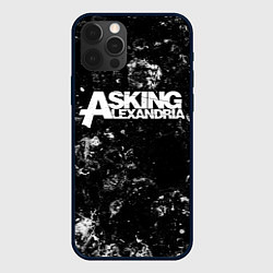 Чехол для iPhone 12 Pro Asking Alexandria black ice, цвет: 3D-черный