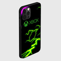 Чехол для iPhone 12 Pro Xbox storm молнии, цвет: 3D-черный — фото 2