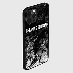 Чехол для iPhone 12 Pro Breaking Benjamin black graphite, цвет: 3D-черный — фото 2