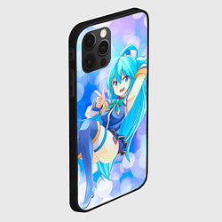 Чехол для iPhone 12 Pro Аква из Коносубы, цвет: 3D-черный — фото 2
