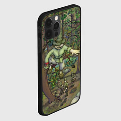 Чехол для iPhone 12 Pro Леший-озорник в лесу, цвет: 3D-черный — фото 2