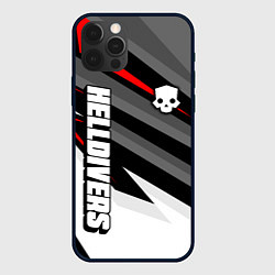Чехол для iPhone 12 Pro Helldivers 2: Skull Logo, цвет: 3D-черный