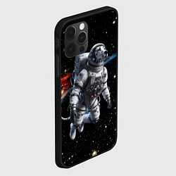 Чехол для iPhone 12 Pro The dalmatian brave cosmonaut - ai art, цвет: 3D-черный — фото 2