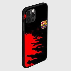 Чехол для iPhone 12 Pro Barcelona краски спорт, цвет: 3D-черный — фото 2