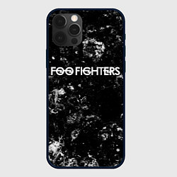 Чехол для iPhone 12 Pro Foo Fighters black ice, цвет: 3D-черный