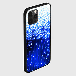 Чехол для iPhone 12 Pro Поврежденный цифровой скин - осыпающиеся пиксели, цвет: 3D-черный — фото 2