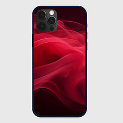 Чехол для iPhone 12 Pro Дым бордо, цвет: 3D-черный