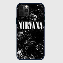Чехол для iPhone 12 Pro Nirvana black ice, цвет: 3D-черный