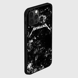 Чехол для iPhone 12 Pro Metallica black ice, цвет: 3D-черный — фото 2