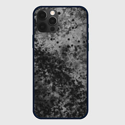 Чехол для iPhone 12 Pro Абстракция - серый пунш, цвет: 3D-черный