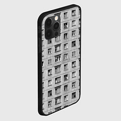 Чехол для iPhone 12 Pro Эстетика хрущёвки, цвет: 3D-черный — фото 2