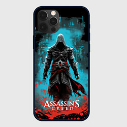 Чехол для iPhone 12 Pro Assassins creed подводный город, цвет: 3D-черный