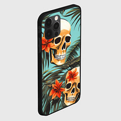 Чехол для iPhone 12 Pro Черепа на море, цвет: 3D-черный — фото 2