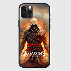 Чехол для iPhone 12 Pro Assassins creed старый город, цвет: 3D-черный