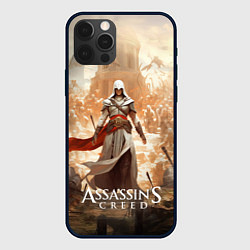 Чехол для iPhone 12 Pro Assassins creed старинный город, цвет: 3D-черный