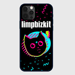 Чехол для iPhone 12 Pro Limp Bizkit - rock star cat, цвет: 3D-черный
