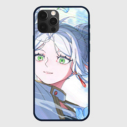 Чехол для iPhone 12 Pro Sousou no Frieren Фрирен beautiful smile, цвет: 3D-черный