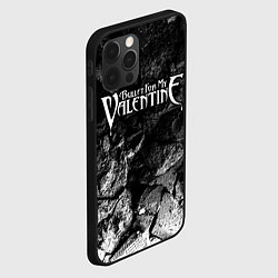 Чехол для iPhone 12 Pro Bullet For My Valentine black graphite, цвет: 3D-черный — фото 2