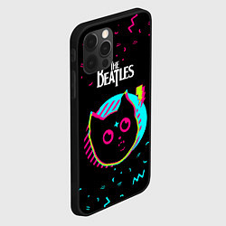 Чехол для iPhone 12 Pro The Beatles - rock star cat, цвет: 3D-черный — фото 2