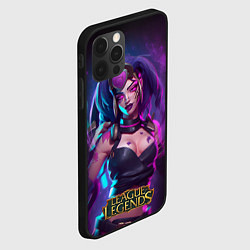 Чехол для iPhone 12 Pro League Of Legends Akali Kda, цвет: 3D-черный — фото 2