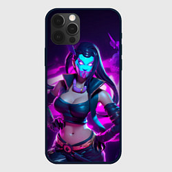 Чехол для iPhone 12 Pro League of Legends Kaisa Kda style, цвет: 3D-черный